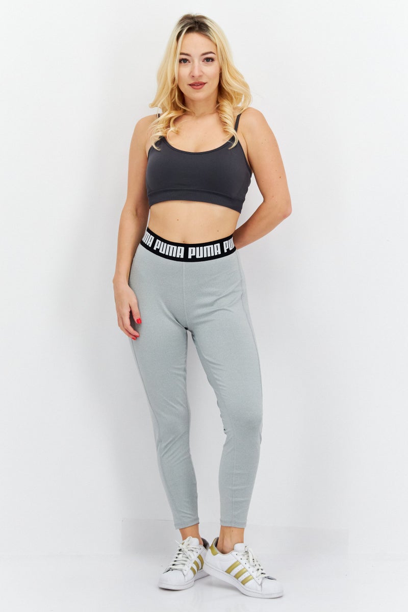 PUMA Women Tight Fit Pull-On Training Tight, Light Grey - Image 4